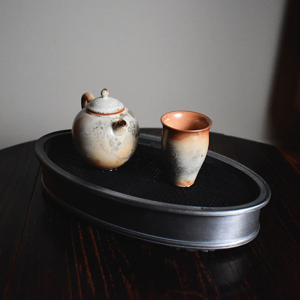 閒雲野鶴古錫壺承_Hey China