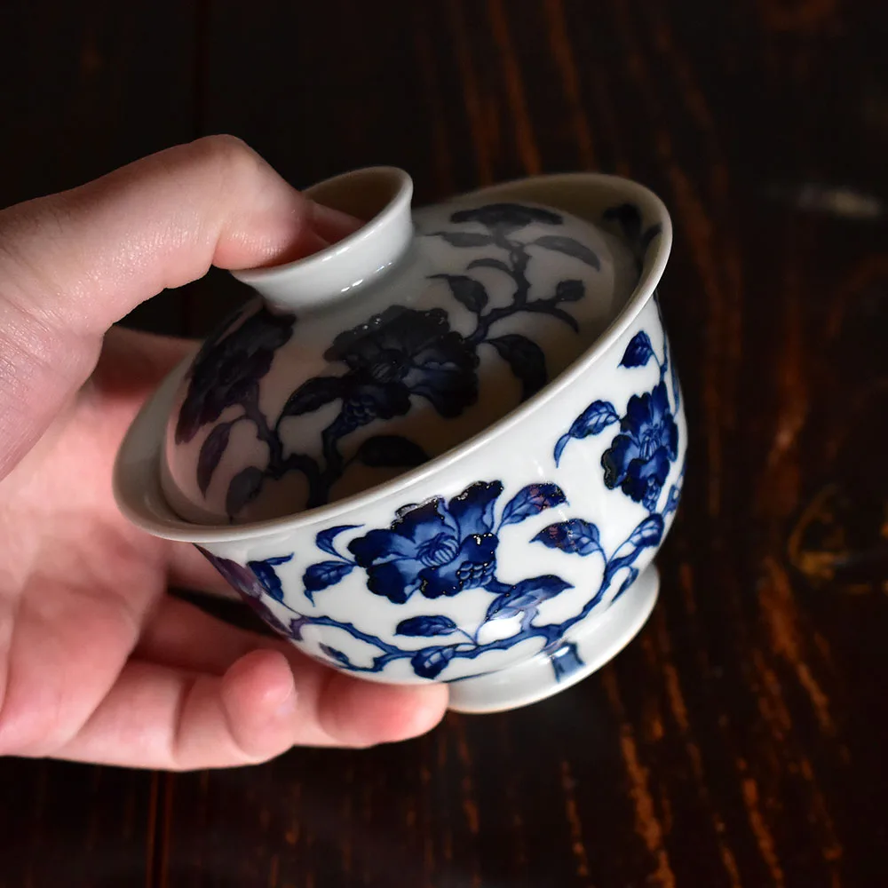 山茶花蓋碗_Hey China