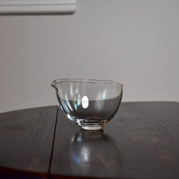 半月玻璃公道杯