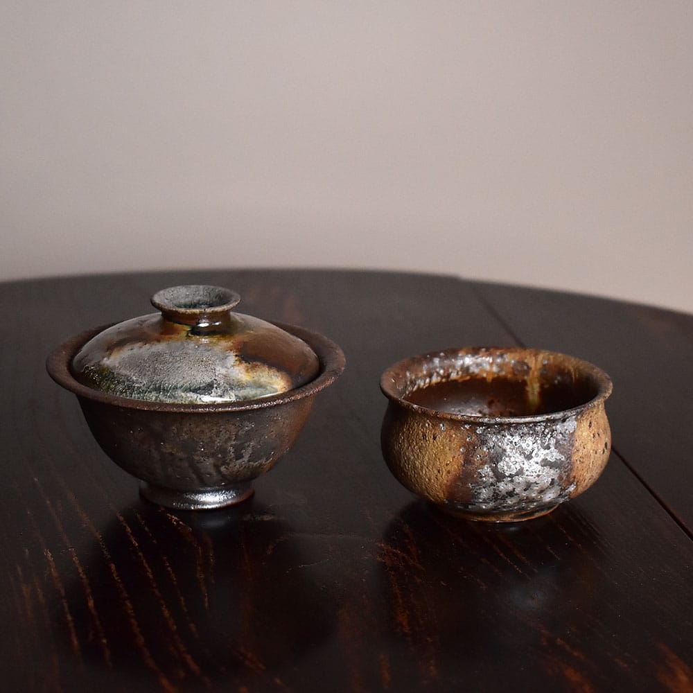 Wood Fired Aged Earth Tone Tasting Cup