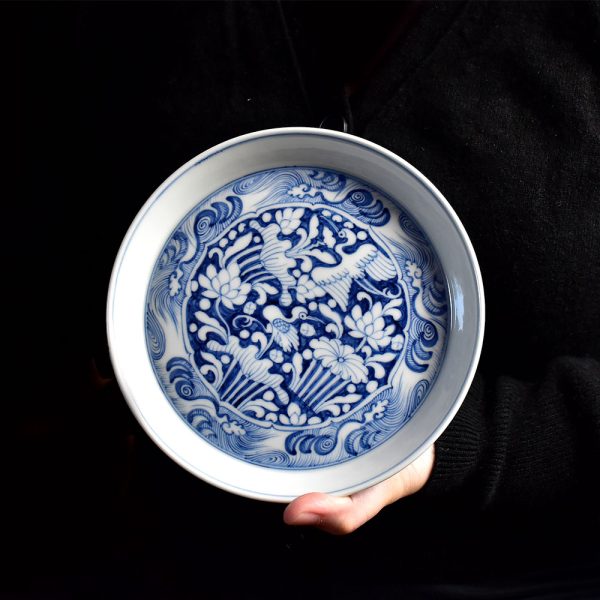 Hand Painted Yuan Sheng Lian Xi Tea Tray