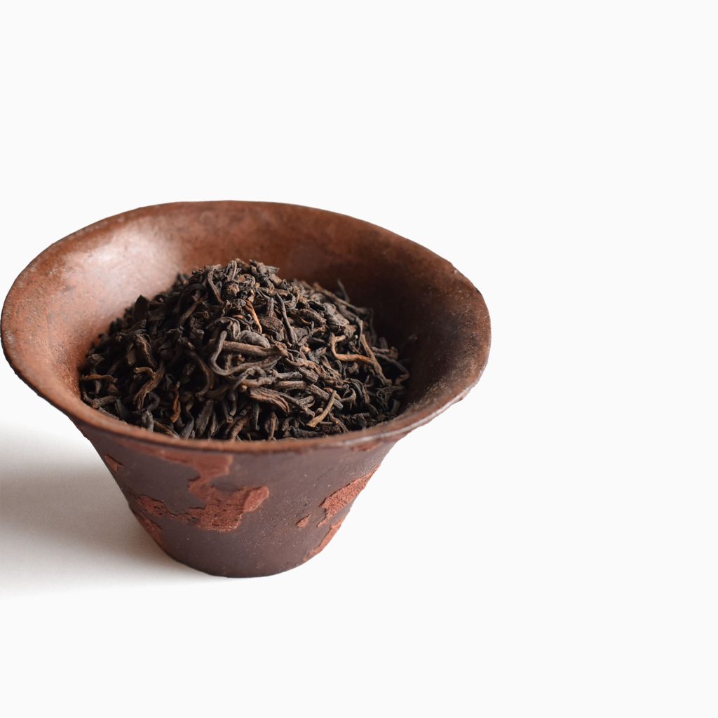 2013年易武麻黑紫芽古樹熟普 (散茶)