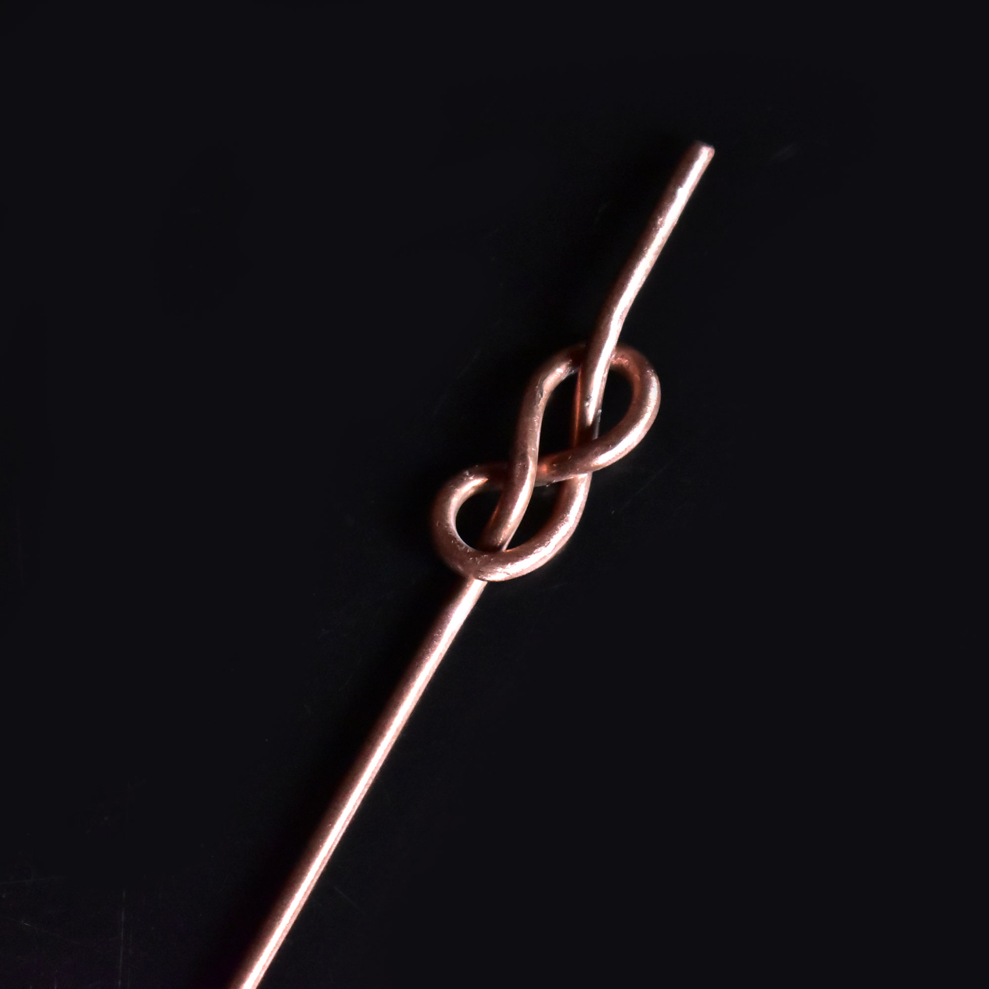 Line Circle Lacquer Tea Scoop & Tea Needle